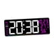 thumbnail image 3 of Reloj de pared digital con pantalla semanal, resistente, decorativo, calendario, despertador LED Rosa roja, 3 of 9