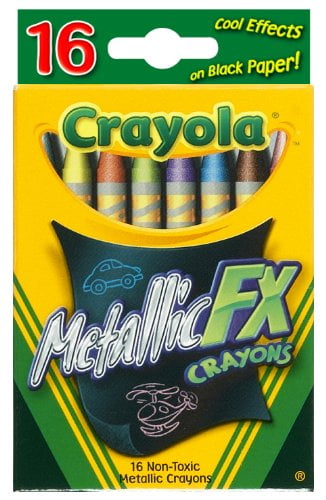 Metallic Fx Crayons Crayola 16 Count Non Toxic Assorted Ultimate Collection C183 