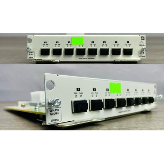 Restored HPE Procurve Aruba J9993A 8-Port 10GbE SFP  v3 zl Module (Refurbished)