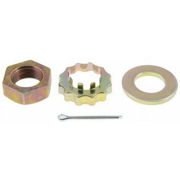 Front Spindle Lock Nut Kit - Compatible with 1984 - 2001 Jeep Cherokee 1985 1986 1987 1988 1989 1990 1991 1992 1993 1994 1995 1996 1997 1998 1999 2000