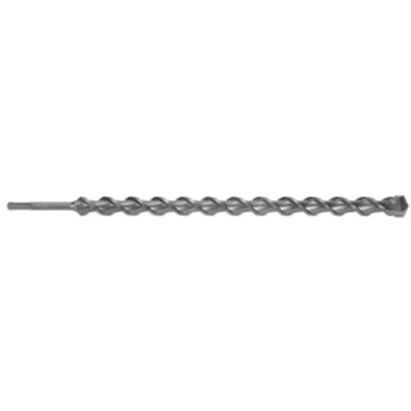 Irwin 322054 Hammer Drill Bit, 1 in Dia, 10 in OAL, Twist Flute, 1-Flute, 2 in Dia Shank, SDS Plus Shank