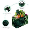 thumbnail image 3 of Tropical Jungle Palm Leaves Large Capacity Reusable Foldable Oxford Cloth Easter Basket Tote Bag Shopping Bags Decorative Box, 3 of 7