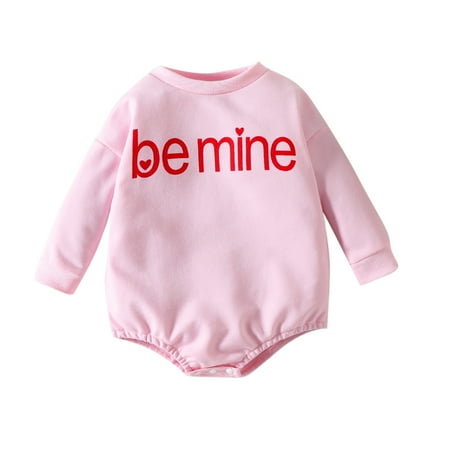 

Rovga Baby Girl Bodysuits Girl Unisex Cotton Autumn Valentine S Day Long Sleeve Romper Bodysuit Clothes