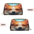 thumbnail image 3 of Naloa Cartoon Pattern Corgi Leather Makeup Bag for Purse Travel, Portable Small Cosmetic Organizer for Women and Girls, Make up Bag with Zipper, 3 of 8
