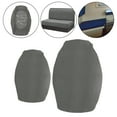 thumbnail image 1 of Fundas de cojín para comedor de RV, funda para acampada, lavable, elástica, fácil de instalar, funda elástica para asiento de sofá para dormitorio, Gris oscuro, 1 of 8