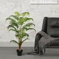 thumbnail image 2 of Vickerman 47" Potted Fern Palm Real Touch Leaves - TA193547, 2 of 7