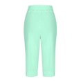 thumbnail image 6 of Tumotour Yoga Shorts For Women Workout Out Elastic High Waisted Drawstring Pocket Yoga Gym Cropped Trousers Athletic Leggings Shorts Sport Shorts Lightweight Biker Shorts, 6 of 9