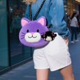 thumbnail image 5 of Llavero con muñeca «Messy Bun», llavero de peluche con pelo de punta, adorno para colgar y colgante para bolsos, 5 of 5