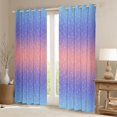 thumbnail image 2 of Castle Fairy Starry Sky Girl Boy Blackout Curtains Set of 2 (52x84 Each),Universe Galaxy Window Curtains,Abstract Gradient Ombre Curtains and Drapes,Breathable Home Decor, 2 of 6