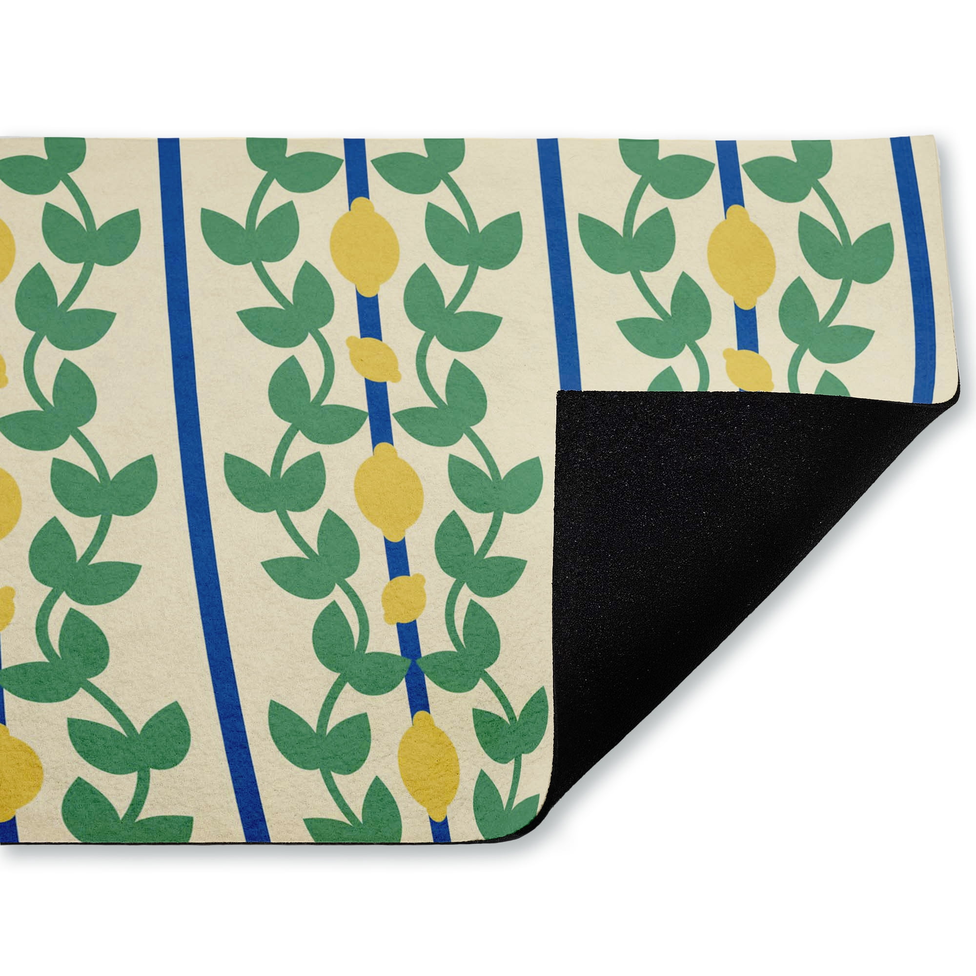 Stupell Industries Lemon Vine Pattern Printed Outdoor Door Floor Mat, design by Lil' Rue