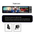 thumbnail image 3 of Rear View Mirror Camera, Mirror Dash Cam 3 Display Modes 180 Degree Wide Angle 3 Channel  for Parking, 3 of 7