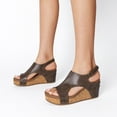 thumbnail image 6 of Dream Pairs womens wedge heel summer sandals, 6 of 7