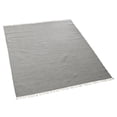 thumbnail image 2 of Rugsotic Carpets Eco-Friendly Woven Hand Woven Kilim Flat Weave Silver Solid Area Rug, 10'x10' Square, Antimicrobial, 2 of 5