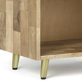 thumbnail image 4 of Simpli Home Jager SOLID WOOD 22" WD Contemporary Style Bedside Nightstand Table in Natural, 4 of 7
