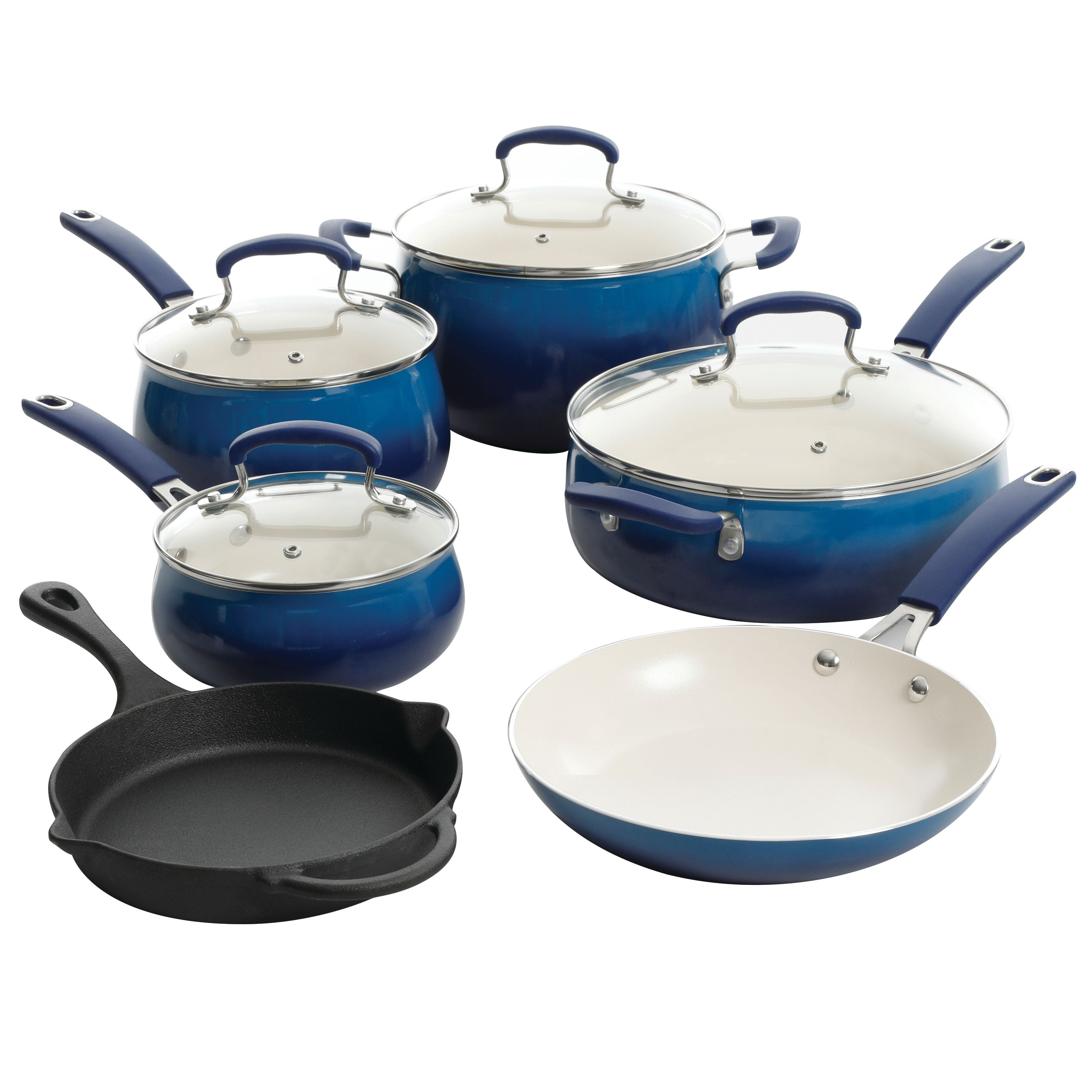 The Pioneer Woman 12-Piece Classic Belly Ceramic Cookware Set - AliExpress