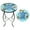 B, variant on Indoor Outdoor Side Table - Mosaic Side Table, Round Side Table with Ceramic Tile Top, Patio Accent Table for Yard, Garden, Living Room Ect