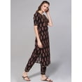 thumbnail image 5 of Idalia Black Printed Kurta Set, 5 of 5