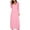#027-Pink, variant on Roncen Women's Solid Color Dress with Sexy Round Neck and Long Sleeves - Elegant Long Dress