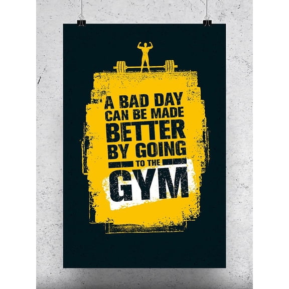 Better By Going To The Gym Poster -Image by Shutterstock
