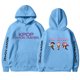 thumbnail image 1 of Pop cazadora para niña Demo-n Hunters Unisex Fashion Hooded Sweatshirt Streetwear Soft Comfortable Long Sleeve Hoodie for Daily Wear Spring Fall Winter （Sky Blue）, 1 of 4