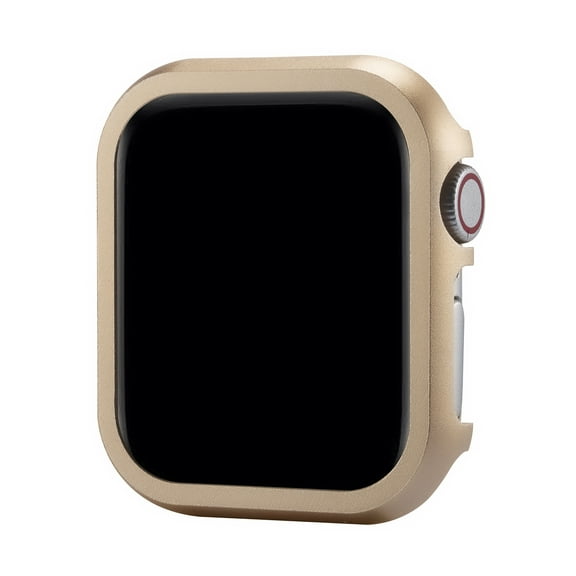 Allytechgroup Compatible with Apple Watch Series 3/2/1 38mm Case, [No Screen Protector] Shockproof Protective Bumper for iWatch Series 3/2/1 38mm, Gold