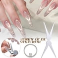 thumbnail image 3 of Professional Ring-Shaped Cat Eye Nail â 2-in-1 Double-Head Tool for Heart & French Designs â Strong Wand for Velvet & Wide Beam Gel Polish Effects, 3 of 7