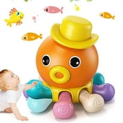 SZBXD Baby Sensory Octopus Toys Montessori Press Learning with Finger,Pre-Educational Cognitive Funny Toy for Kids Boys and Girls Baby Age 12+ Months,Best Christmas Gifts for Kids