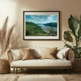 thumbnail image 3 of The Hudson from Breakneck Ridge 01 - Philipstown New York Photography Black Framed Wall Art Print 20 x 30 inches, 3 of 4