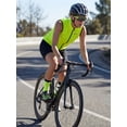 thumbnail image 6 of Qualidyne Women's Sleeveless Cycling Jersey, Full-Zip Quick-Dry Bike Jersey Vest with 3 Rear Pockets & Reflective Detail, 6 of 8