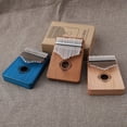 thumbnail image 3 of Kalimba de 17 tonos para principiantes: mini piano de pulgar colorido, totalmente de madera y fácil de tocar, perfecto para entusiastas de la música, 3 of 5