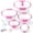 Pink, variant on Storage Bowls Set with Airtight Lids, BPA-Free, Leak-Proof Plastic Containers for Meal Prep, Baking, Salad, Picnic & Oven Safe, Includes 3-in-1 Spatula & Tongs – Nesting To-Go Containers
