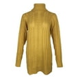 thumbnail image 5 of Women's Sweater Dress Autumn Winter New Slim Knit Dress Turtleneck Cable Pattern Long Sleeve Knitted Gown Dress, 5 of 5