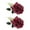 Burgundy, variant on NEXAVKPR Panel Holder Clip-on Tieback Window Curtain Tie Holder Home Decor Rose Flower