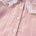 thumbnail image 6 of ibuvkizy Girls Summer Dresses Baby Princess Dress 1-8 Years Girls' Shirt Long Sleeve Cotton Lapel Lace Top Girls' Girls' Dress Toddler Birthday Party Gown Kids Cute, 6 of 9