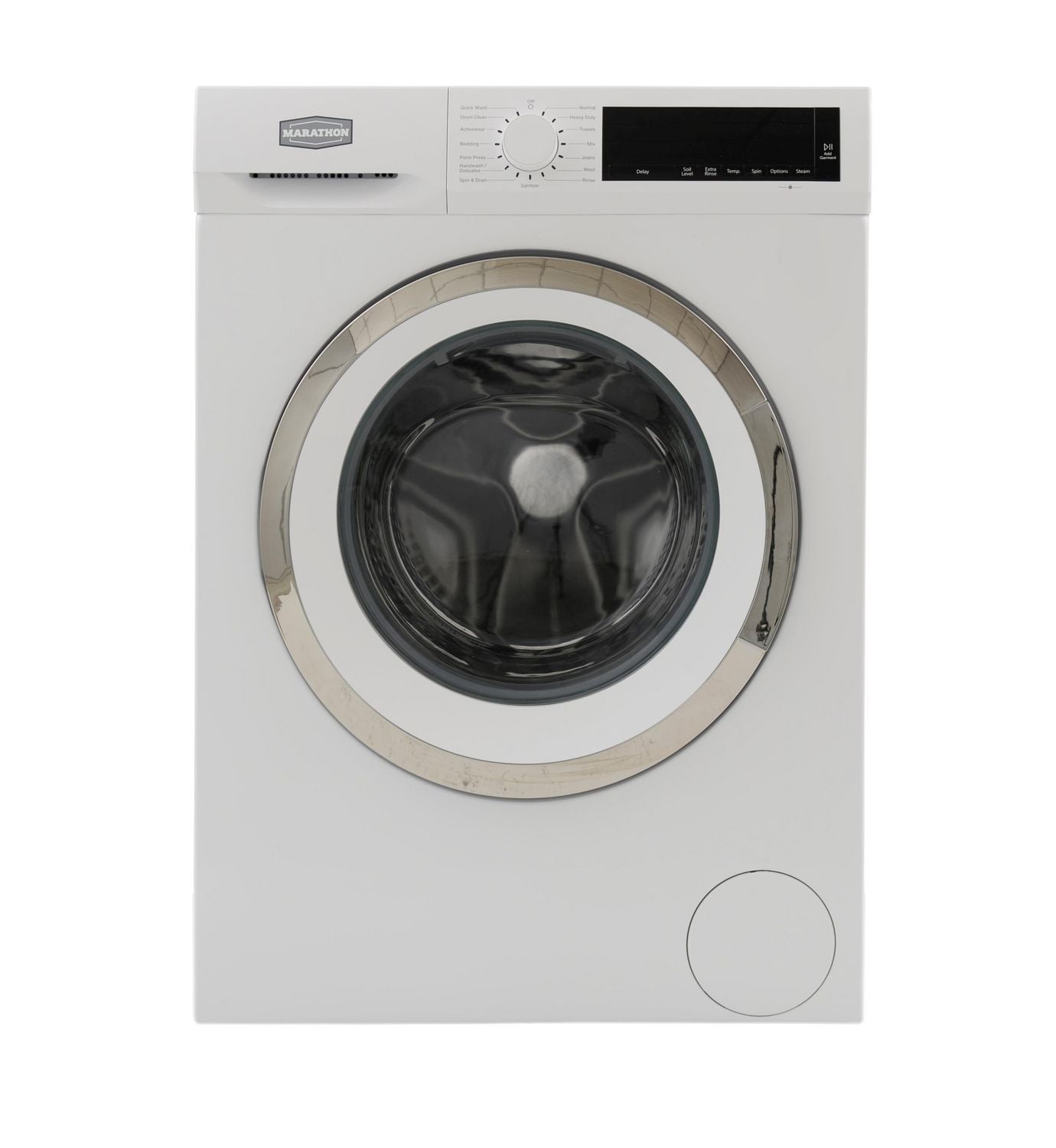 Marathon Deluxe 24" White Front Load Washing Machine
