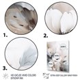 thumbnail image 3 of Designart "Delicate Grey Flowers IV" Floral Wall Art For Kitchen, 3 of 5