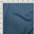 thumbnail image 3 of oneOone Polyester Spandex Blue Fabric Asian Block Print Floral Craft Projects Decor Fabric Printed By The Yard 56 Inch Wide, 3 of 4