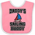 thumbnail image 3 of Inktastic Daddy Sailing Buddy Sailboat Boys or Girls Baby Bib, 3 of 4