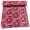 Red, variant on Handmade Cotton Kantha Quilt, Pink Tropical Leaf Pattern Design Kantha Gudri,Bedspread,Bedsheet,Throw Blanket Size( Single 60" x 90" )