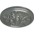 thumbnail image 3 of Ekena Millwork 14 1/2"OD x 2 3/4"P Katheryn Ceiling Medallion (Fits Canopies up to 2 1/8"), Hand-Painted Silver, 3 of 6
