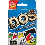 DOS Card Game From the Makers of UNO for 2-4 Players Ages 7Y+