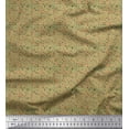 thumbnail image 1 of Soimoi Poly Georgette Fabric Dots Shirting Printed Craft Fabric by The Yard 42 Inch Wide, 1 of 1