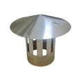 thumbnail image 3 of Tapa Protectora para Chimenea Sunnimix cubierta Protectora Plateada para lluvia 12cm, 3 of 8