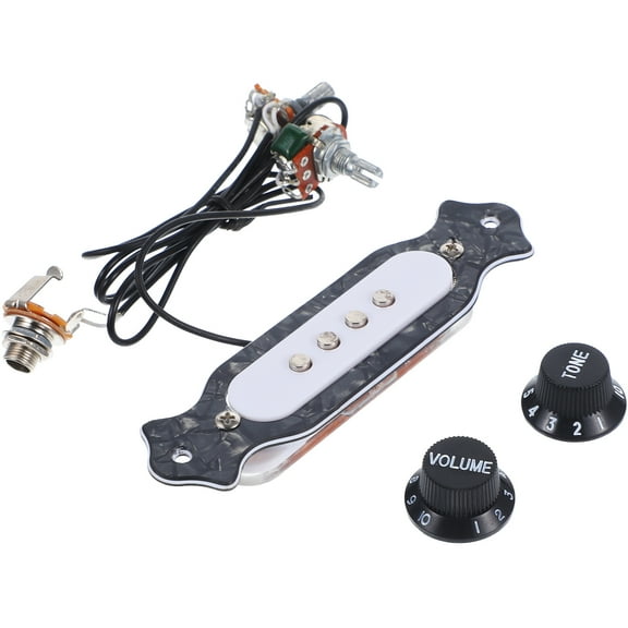 Acoustic Guitar Pickup Electric Box Guitar Pickup Black