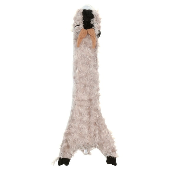 SPOT Skinneeez Crinklers Goat Dog Toy with Crinkle & Squeaker Sounds, Stuffing-Free Durable for Moderate Chewers, Tug Toy for Small Dogs & Puppies, 23in