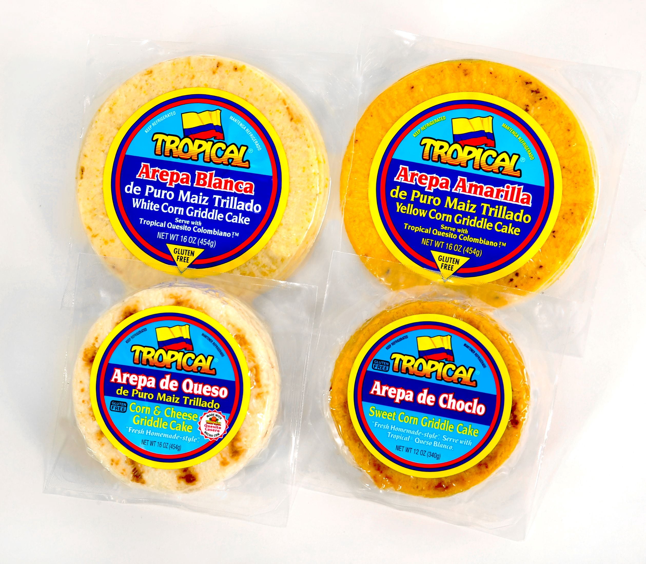 Tropical Cheese Arepa de Queso/ Cheese Arepa 16oz