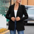 thumbnail image 6 of Zpanxa Trench Coat Women Winter Coats Double Breasted Long Trench Coat Windproof Classic Lapel Slim Overcoat with Belt, Winter Jackets for Women Black XXL, 6 of 8