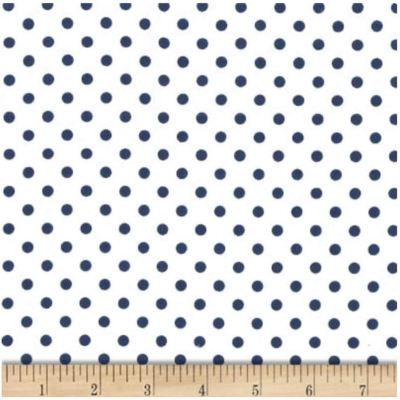 Small Polka Dot Poly Cotton Fabric by the 5, 10, 15 and 20 Yard Increment, 58”/60” Wide, All Colors