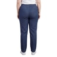 thumbnail image 4 of Turtle Bay New York Women's Lightweight Pull-On Stretch Denim Jeans, Elastic Waist Relaxed Fit Plus Sizes Available, 4 of 8
