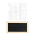 thumbnail image 1 of DPTALR DIY Handmade Plastic Message Board Wooden Letter Board Coffee Shop Menu Display, 1 of 9